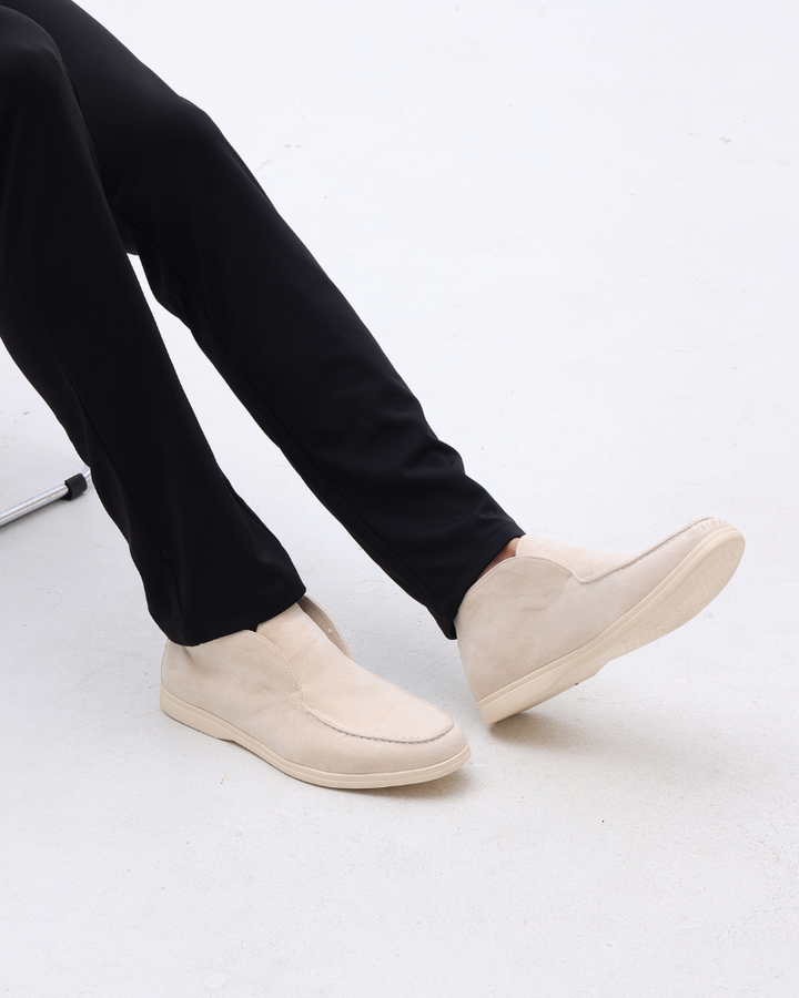 Carter | Old Money High Suede Loafers