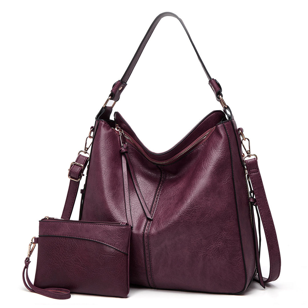 Clara | Luxury Leather  Handbag + FREE Pouch Wallet