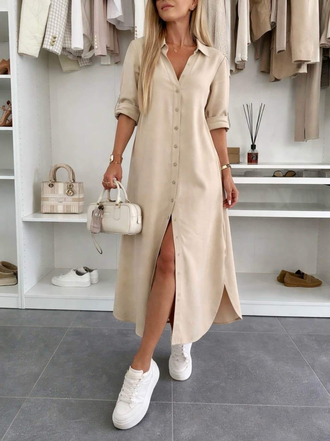 Brenda | Oversized Shirt Dress