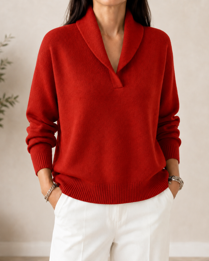 Alessandra | Soft V-Neck Jumper
