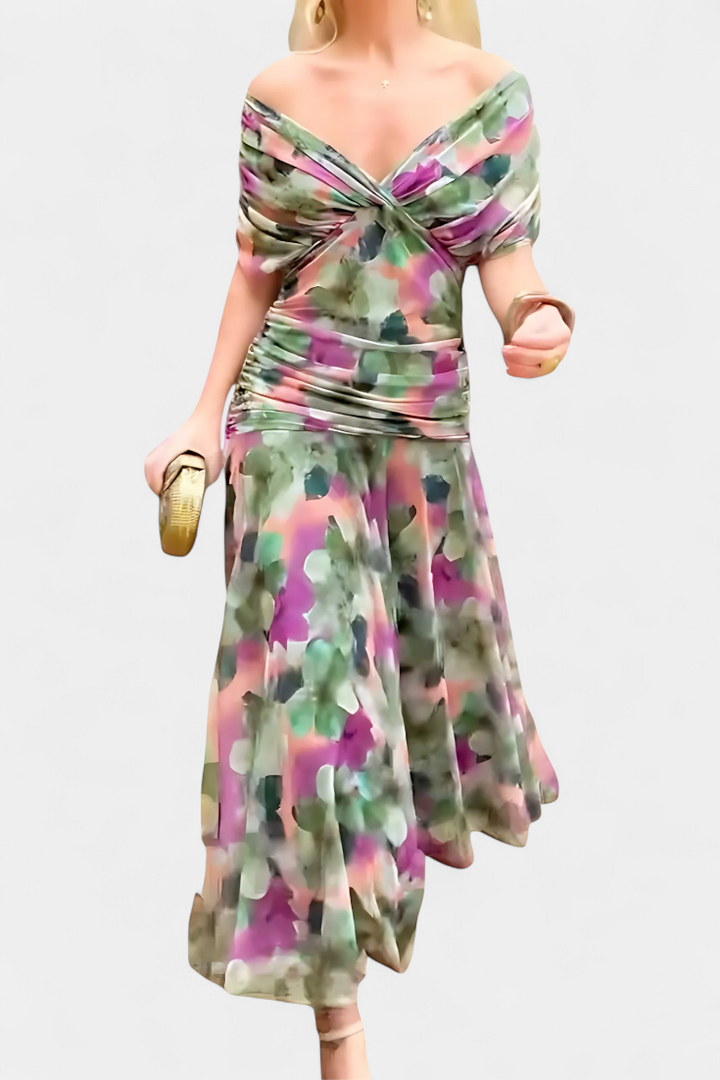 Margot | Draped wrap dress