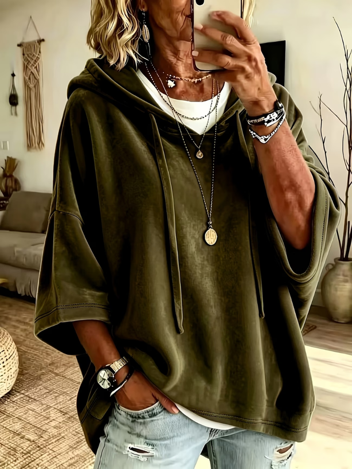 Zoey | Luxury Velvet Oversized Hoodie