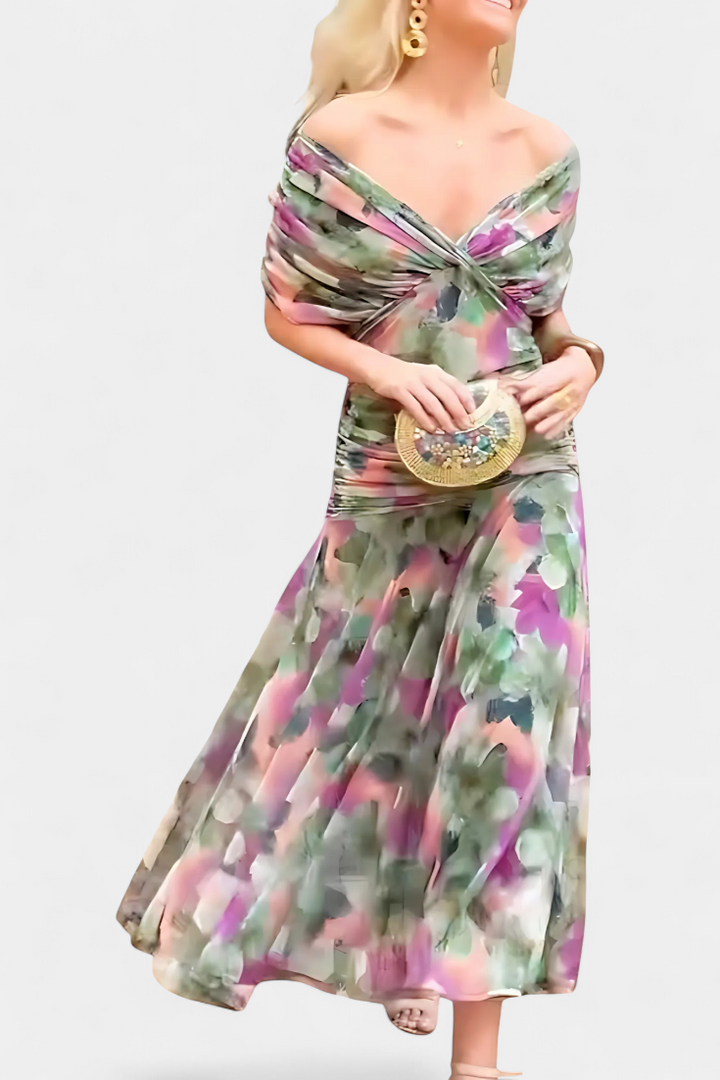 Margot | Draped wrap dress