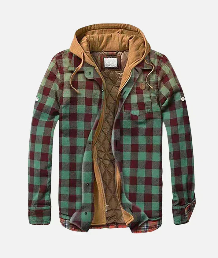 Attilio | Checkered patchwork jacket