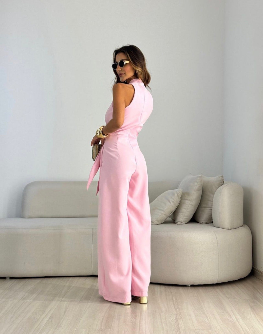 Elina | dress in Lino