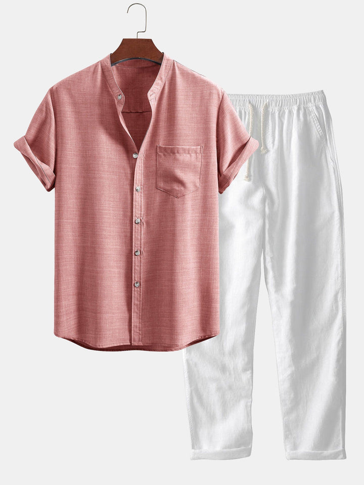 Diego | Short-sleeved shirt and linen trousers