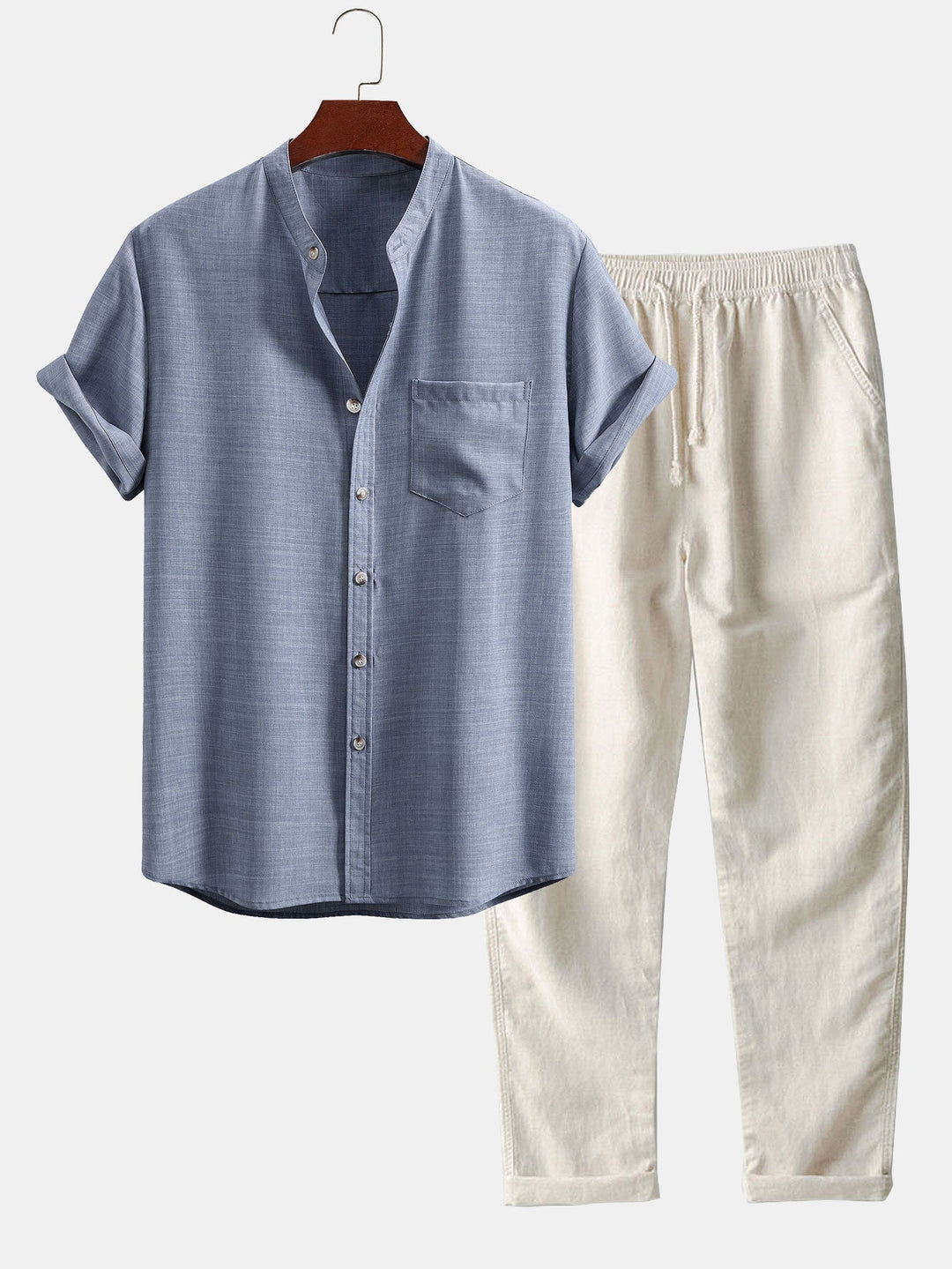 Diego | Short-sleeved shirt and linen trousers