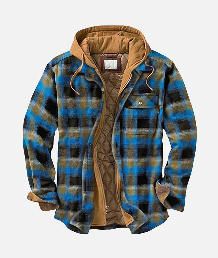 Attilio | Checkered patchwork jacket