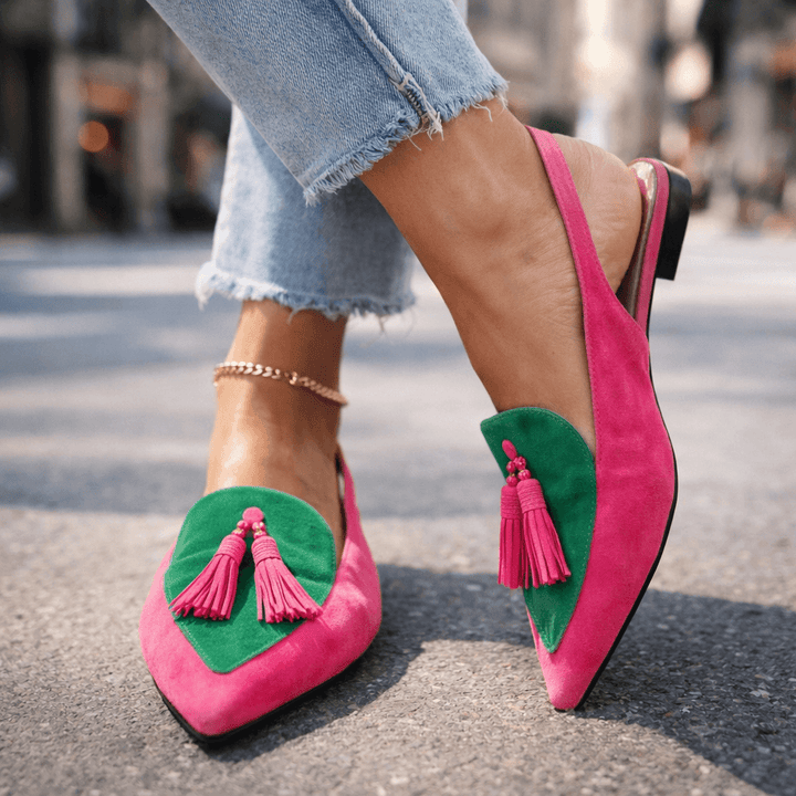 Gemma | Strappy sandals with tassels