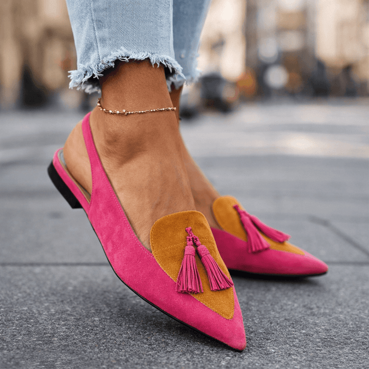 Gemma | Strappy sandals with tassels