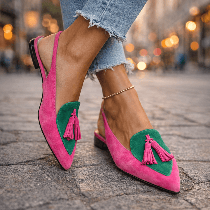 Gemma | Strappy sandals with tassels