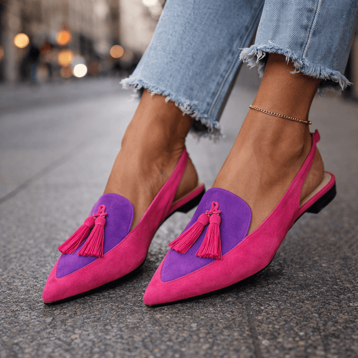 Gemma | Strappy sandals with tassels