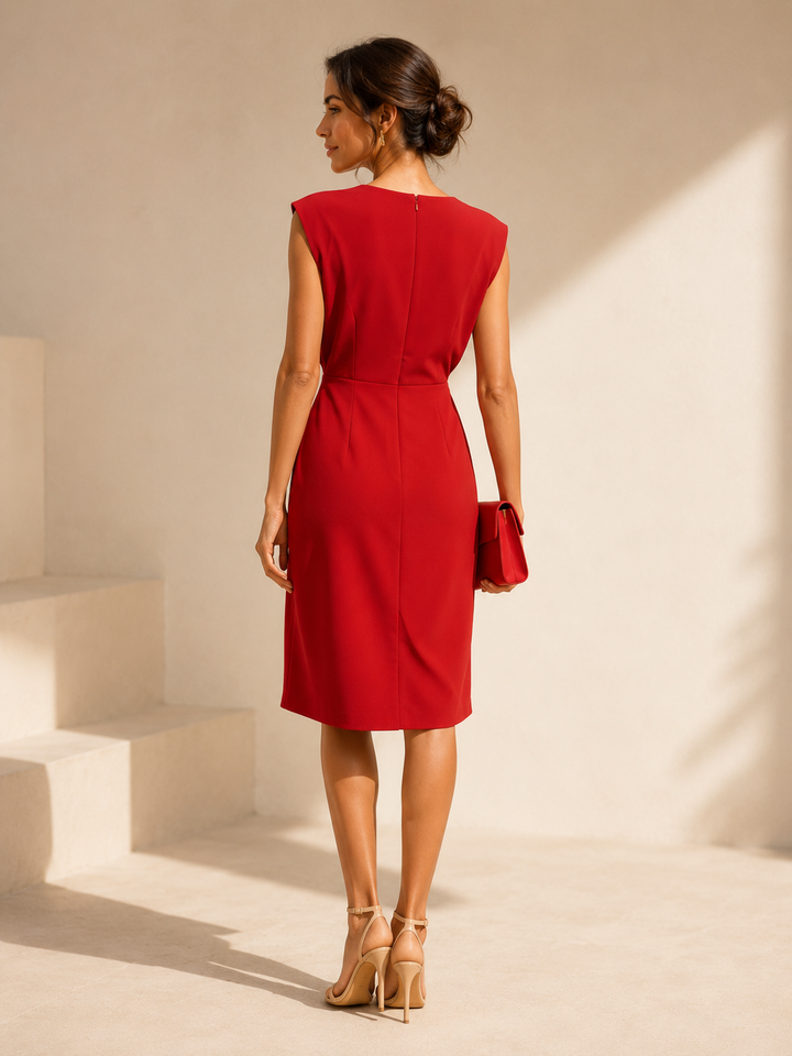 Giada | Draped Midi Dress