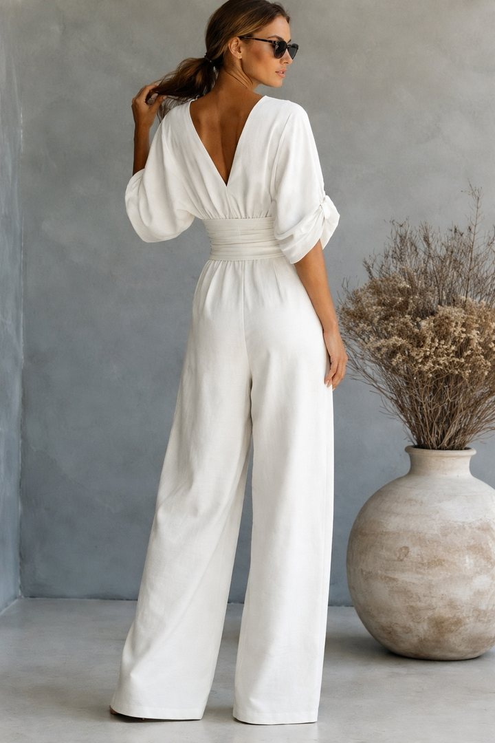 Rachele | Elegant wide-leg jumpsuit
