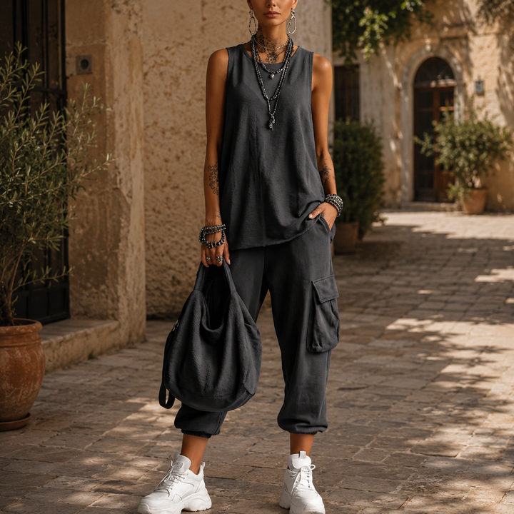 Martina | Soft Casual Set with Pockets