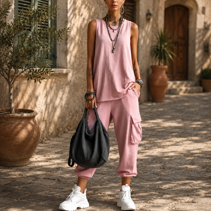 Martina | Soft Casual Set with Pockets