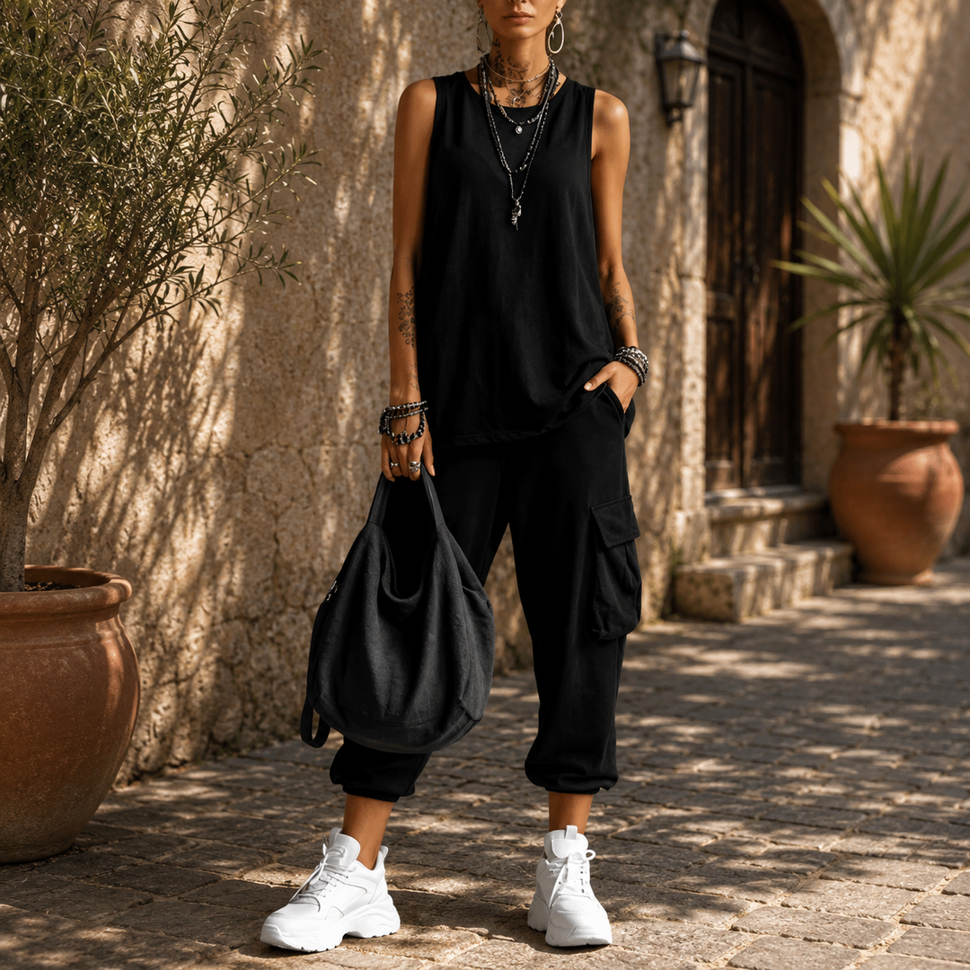 Martina | Soft Casual Set with Pockets