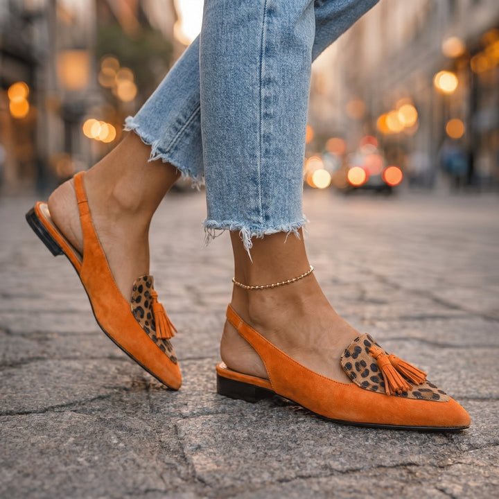 Gemma | Strappy sandals with tassels