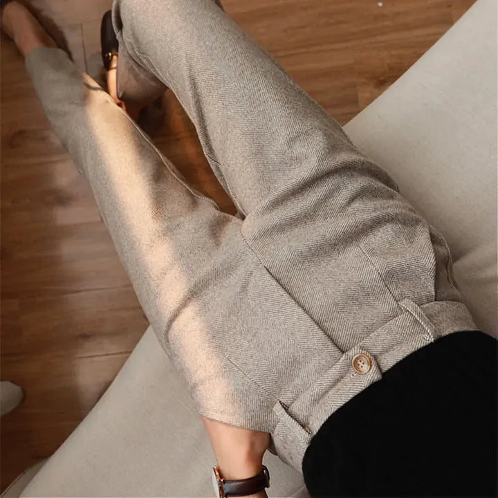 Oliver | Elegant Pure Wool Tailored Trousers