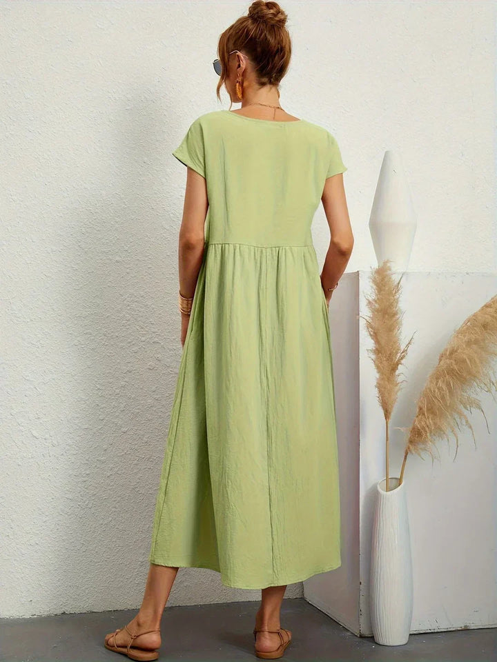 Loretta | Lightweight Soft Cotton Dress with Pockets
