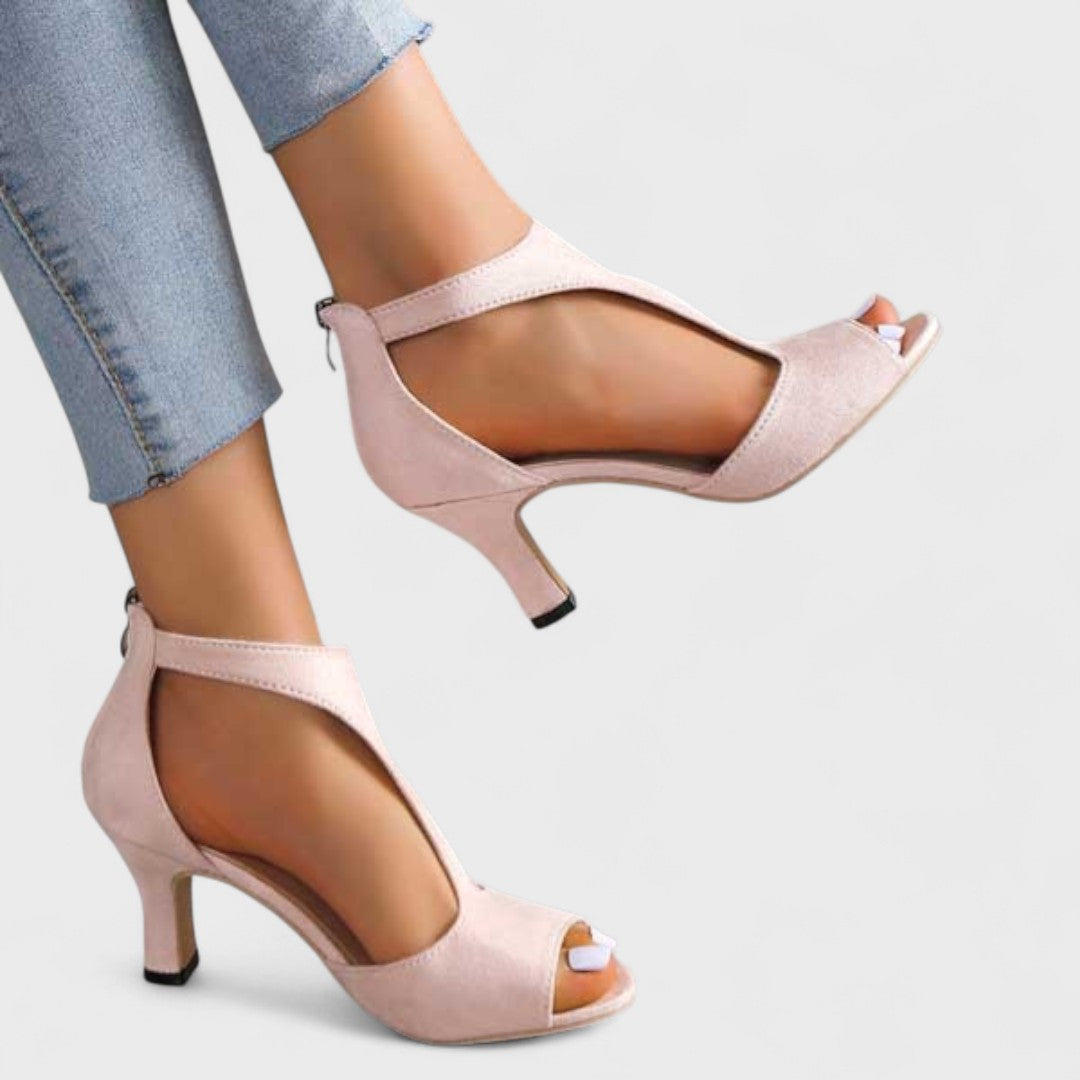 Delia | Elegant sandals with a stable heel