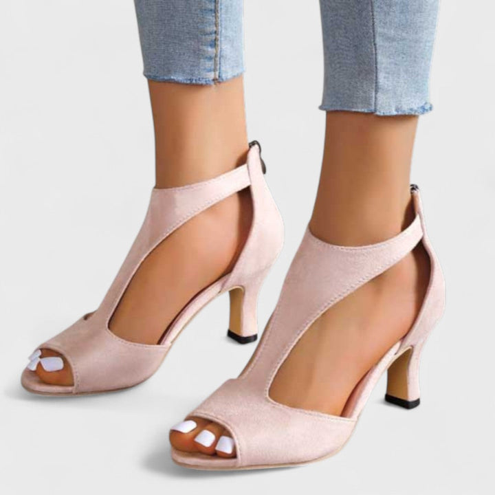 Delia | Elegant sandals with a stable heel