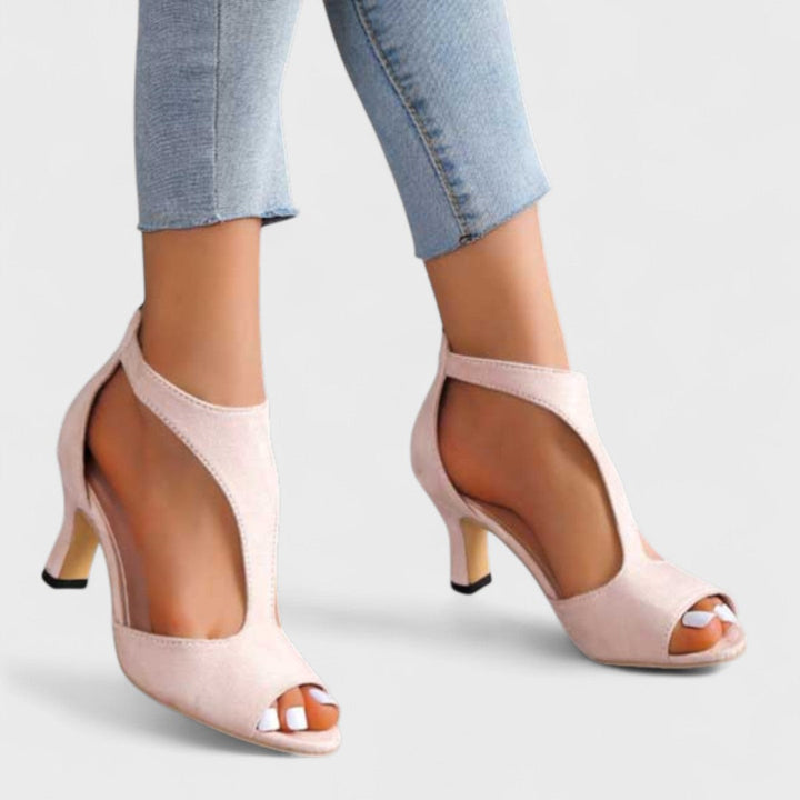 Delia | Elegant sandals with a stable heel