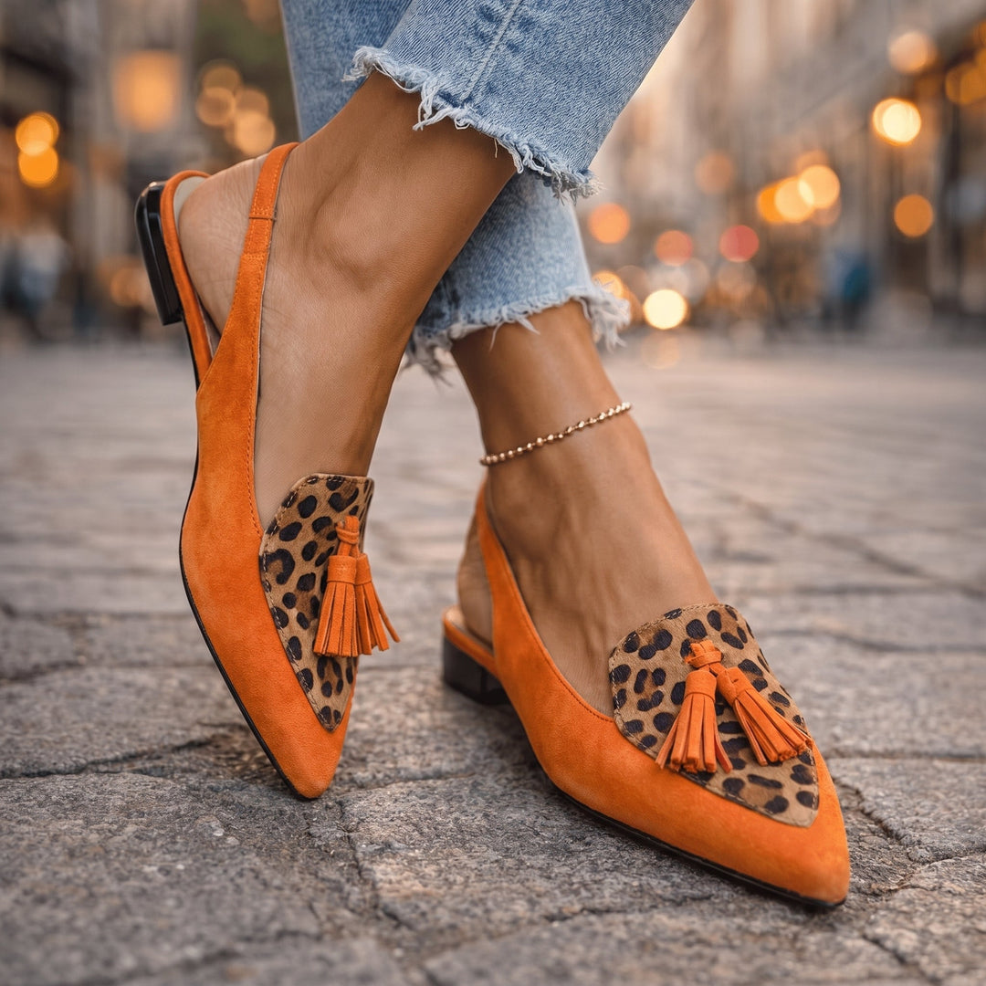 Gemma | Strappy sandals with tassels