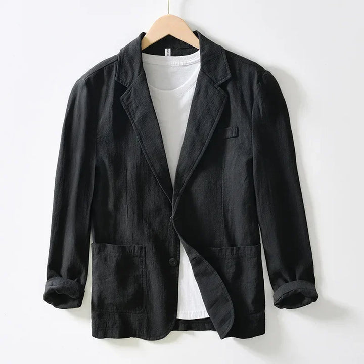 Abraham |  Cotton-Linen Blazer
