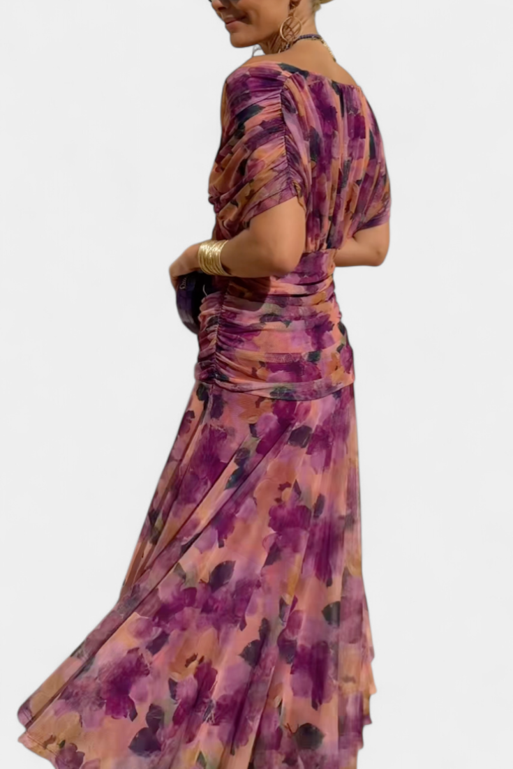 Margot | Draped wrap dress