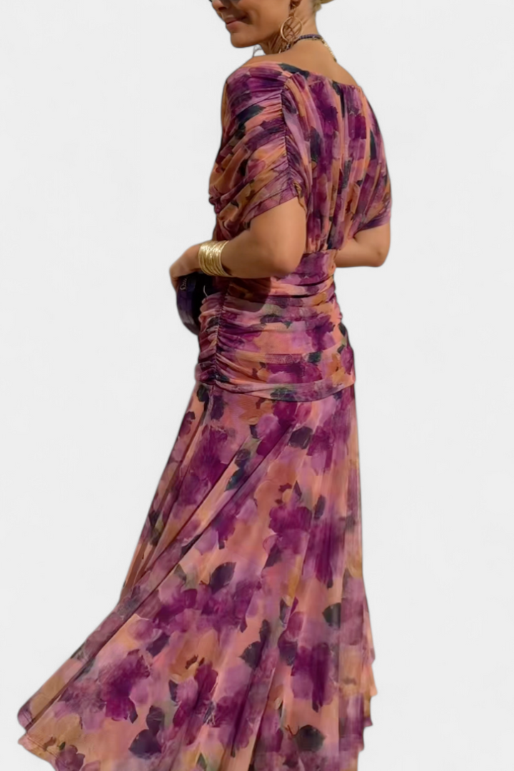 Margot | Draped wrap dress