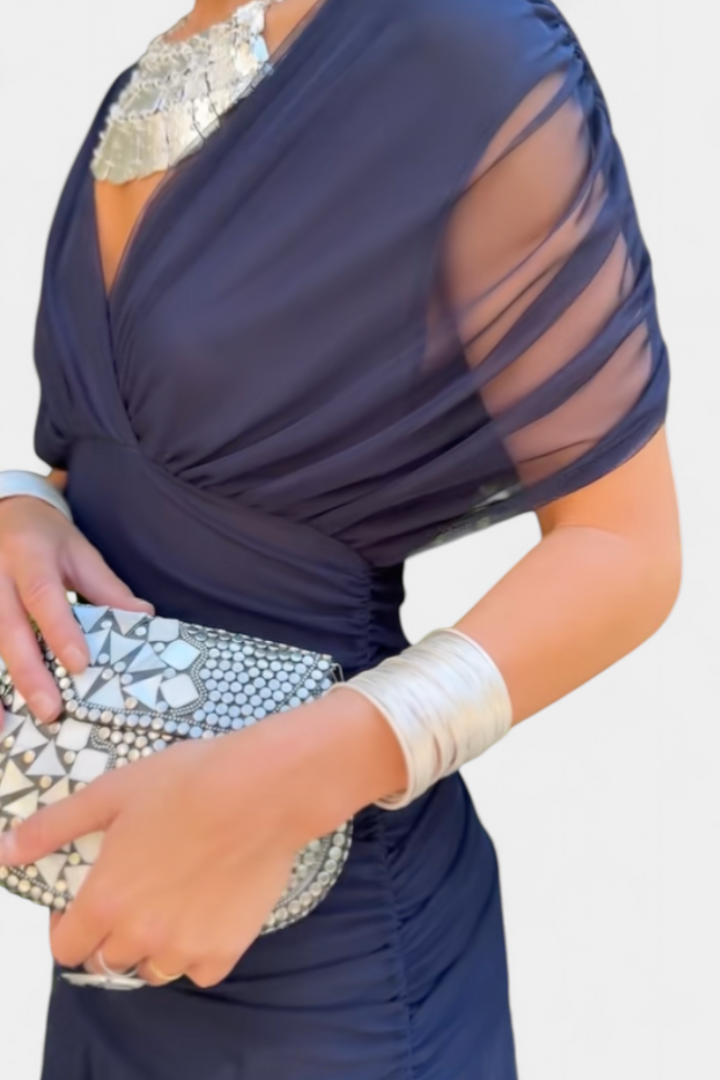 Margot | Draped wrap dress