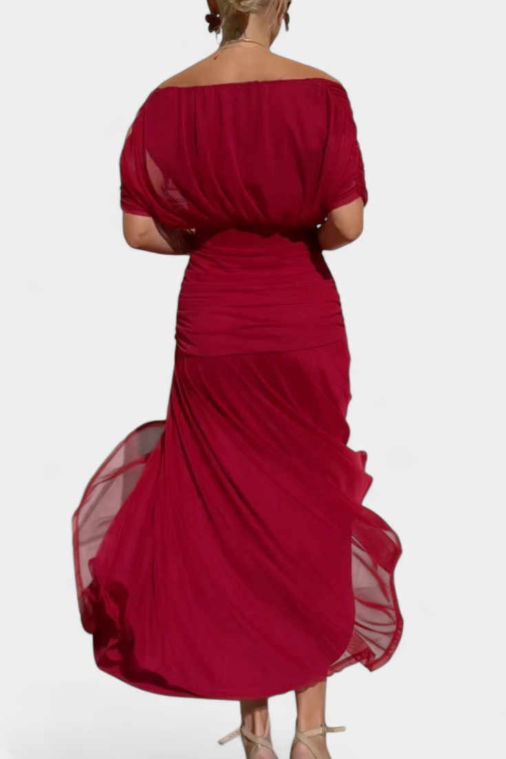 Margot | Draped wrap dress