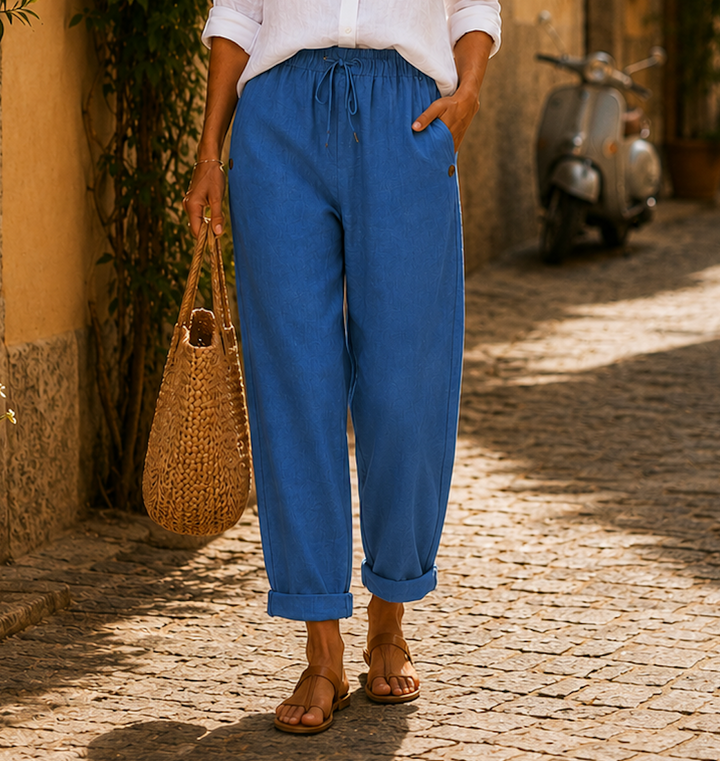 Martina | Lightweight Linen Trousers