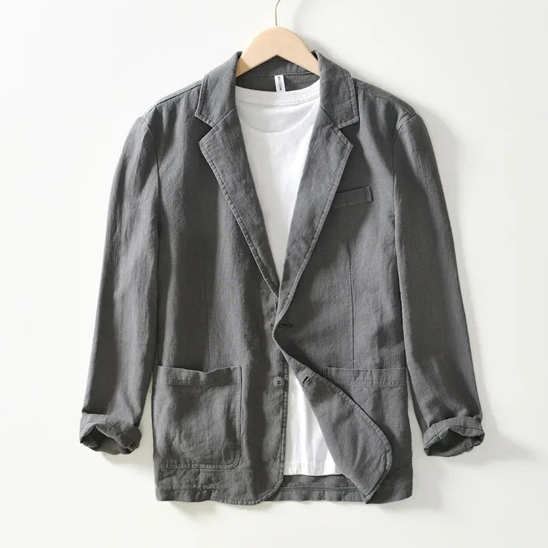 Abraham |  Cotton-Linen Blazer