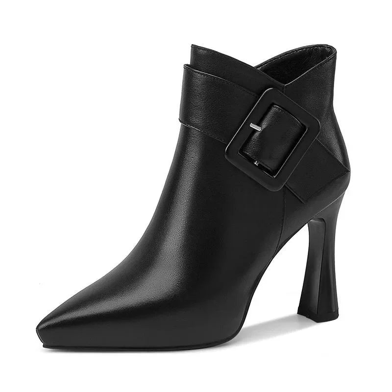 Dafne | Aveline Buckle Ankle Boots