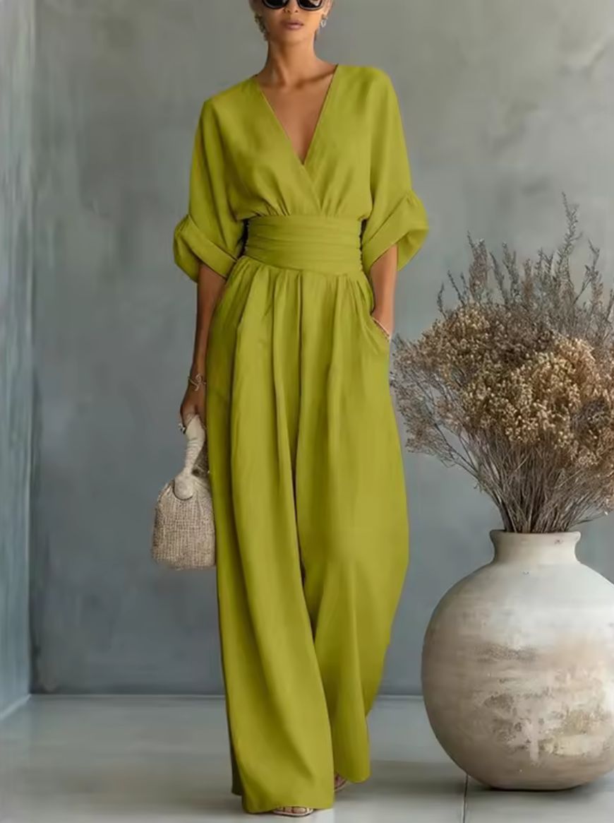 Rachele | Elegant wide-leg jumpsuit
