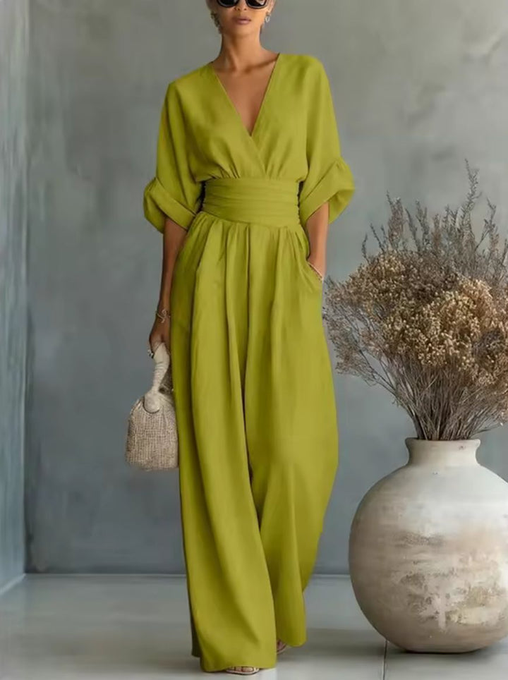 Rachele | Elegant wide-leg jumpsuit