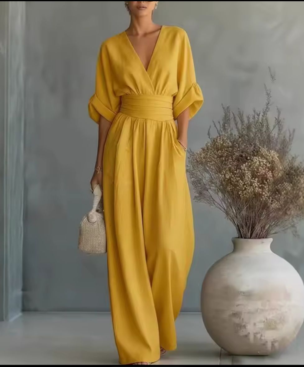 Rachele | Elegant wide-leg jumpsuit