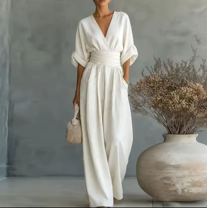 Rachele | Elegant wide-leg jumpsuit