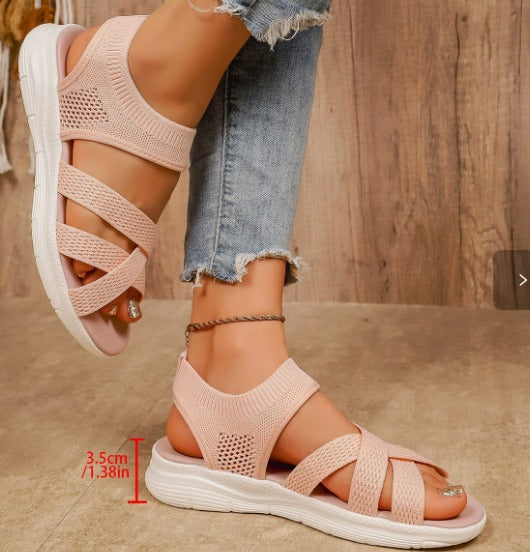 Sloane | Ultra Flex Knit Sandals
