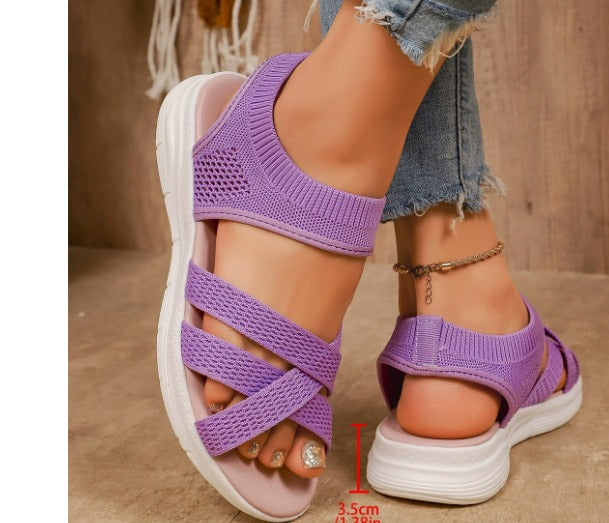 Sloane | Ultra Flex Knit Sandals