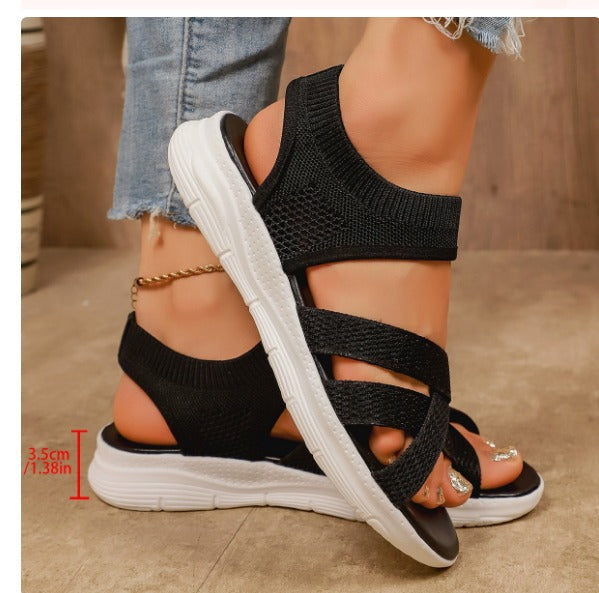Sloane | Ultra Flex Knit Sandals