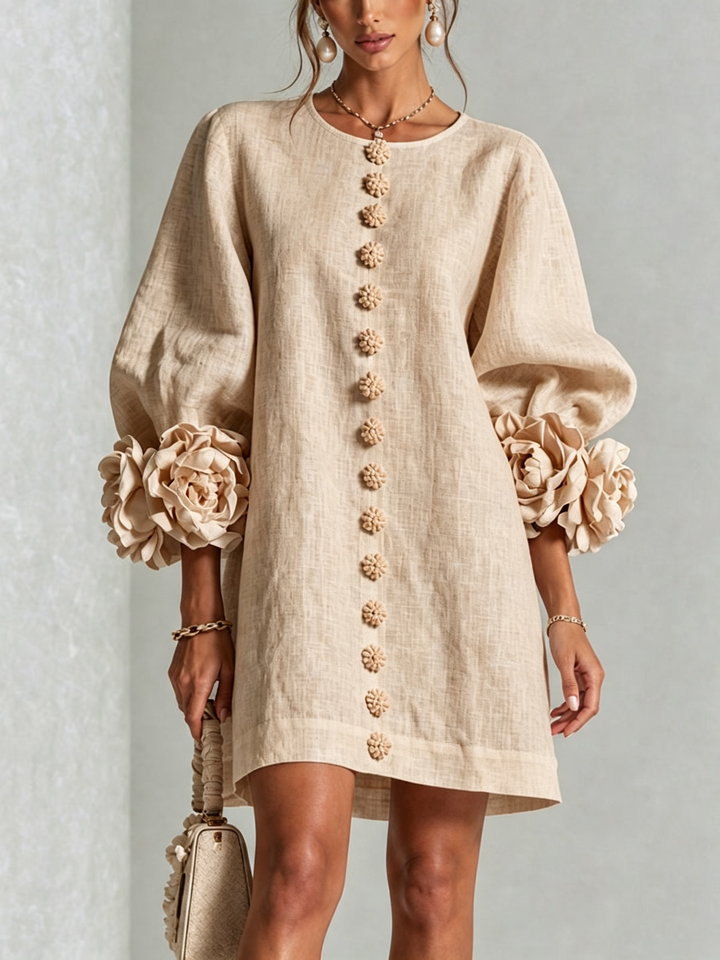 Simona |  Button-Down Mini Dress