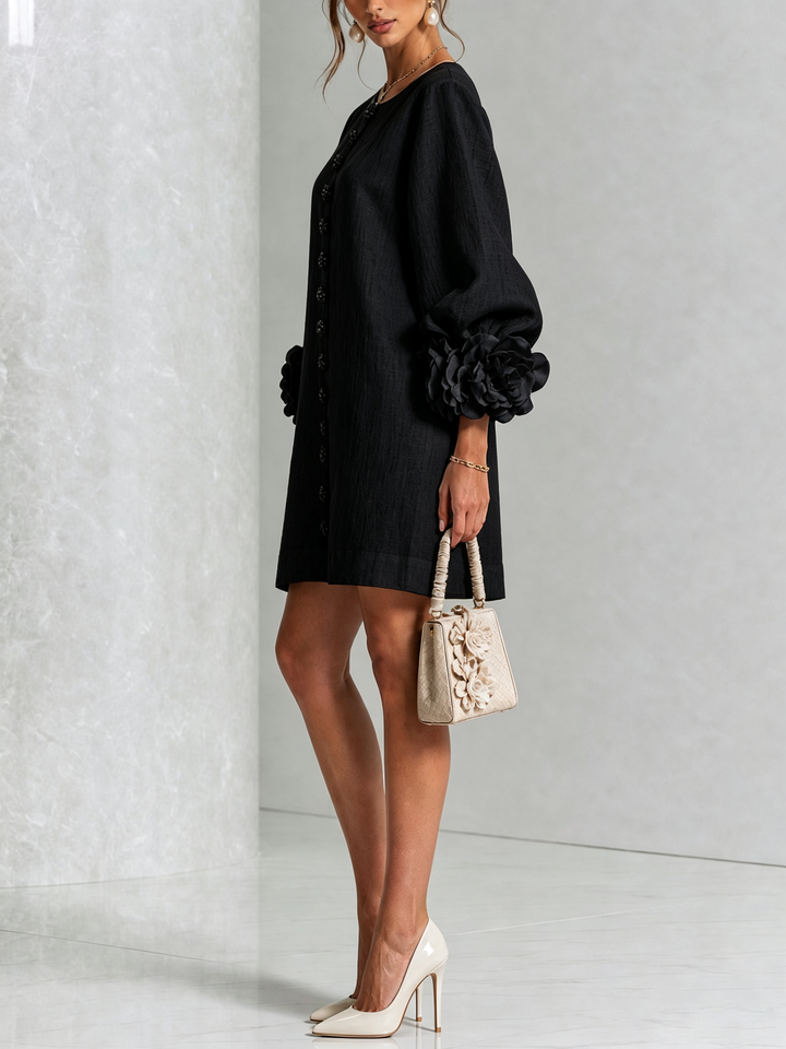 Simona |  Button-Down Mini Dress