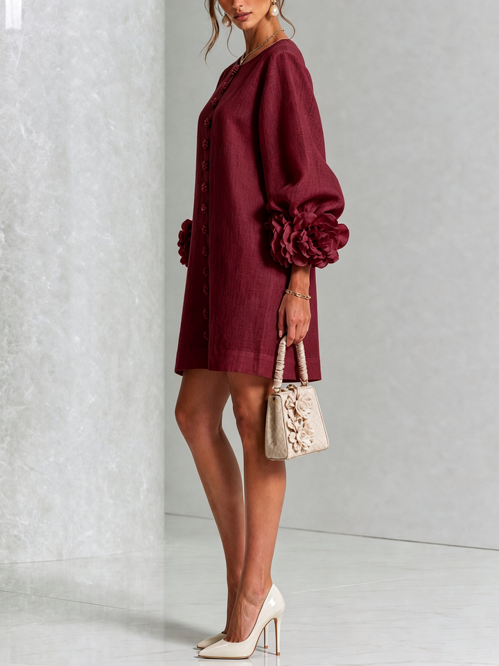 Simona |  Button-Down Mini Dress