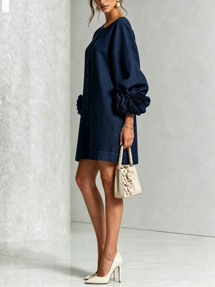 Simona |  Button-Down Mini Dress
