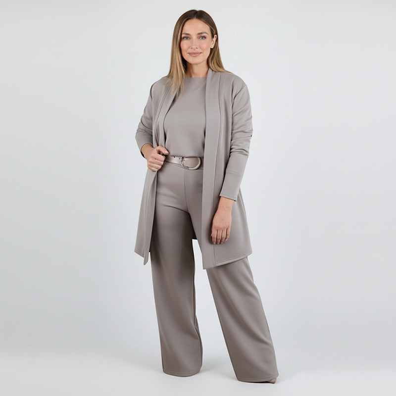 Valeria |  3-piece set including long cardigan, top and pants💞