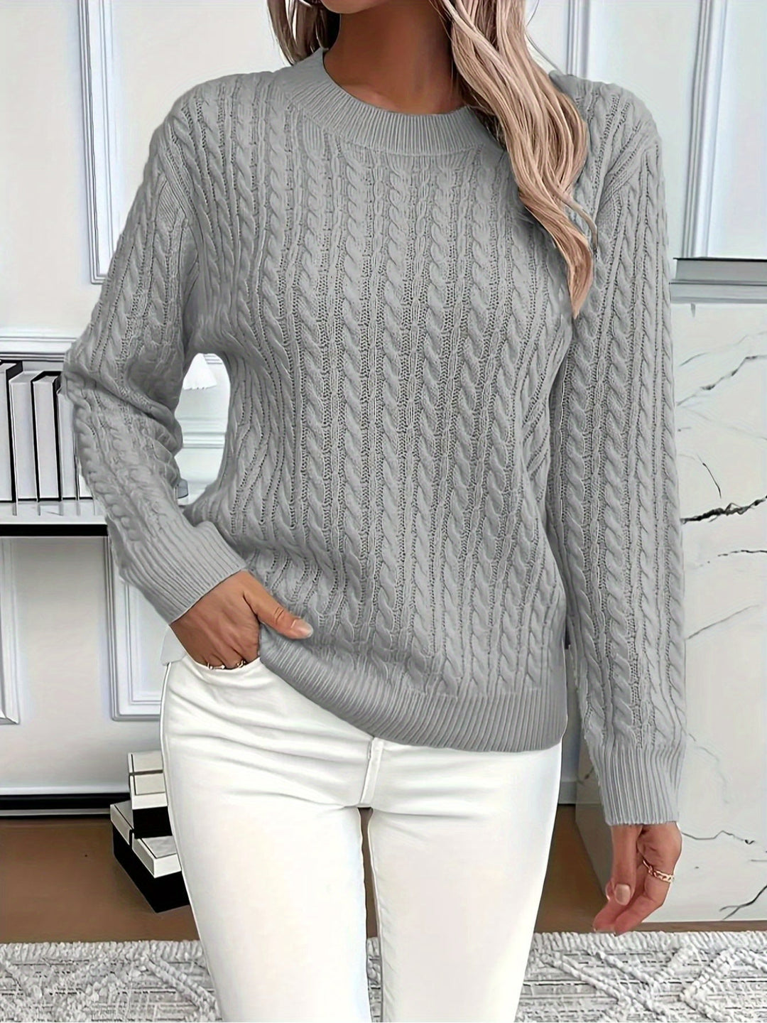 Palmira | Cozy Cable Knit Sweater