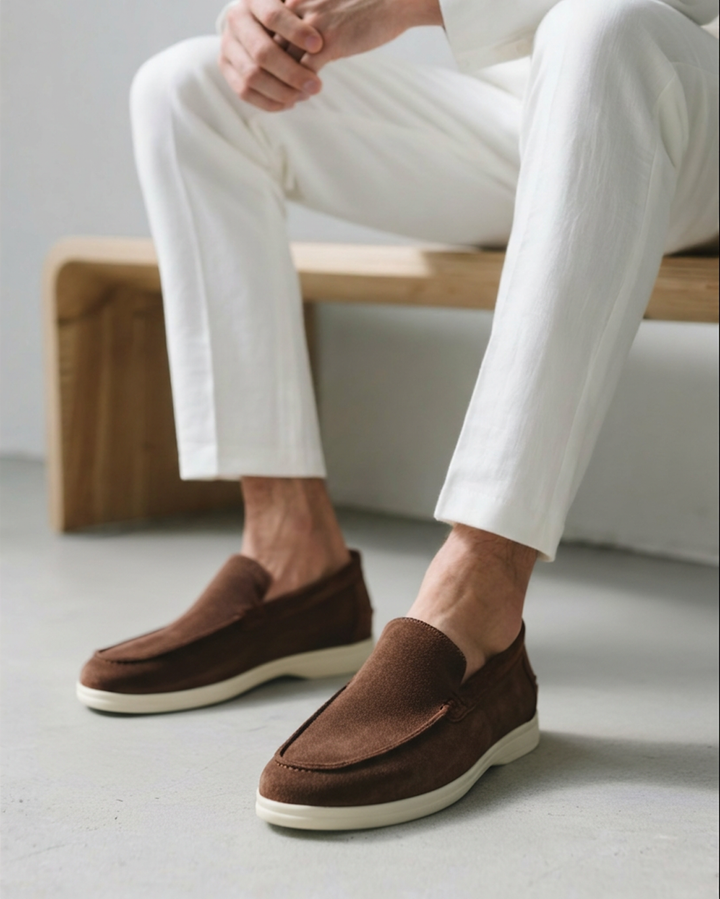 Aurelio | Old Money Suede Loafers